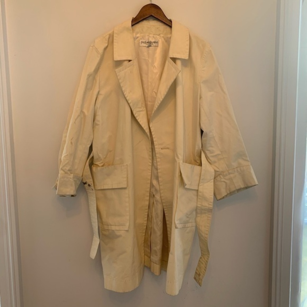 Yves Saint Laurent Encore Belted Trench Coat